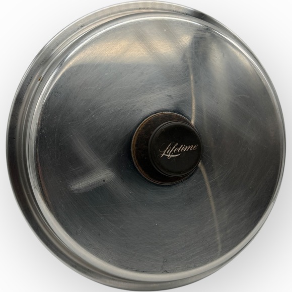 Lifetime Other - Vintage Lifetime Cookware Stainless 9.5 Replacement‎ Lid ONLY